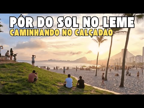 Leme: Sunset, Beauty, and Tranquility on the Boardwalk