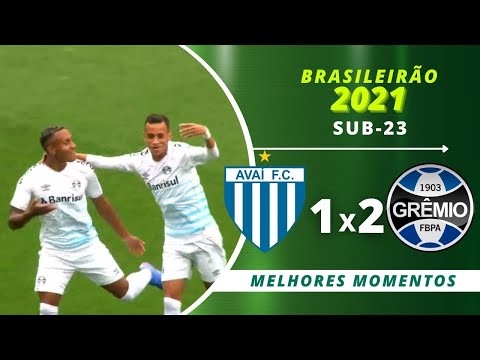 AVAI 1 X 2 GREMIO | BRASILEIRAO ASPIRANTES | 03/10/21