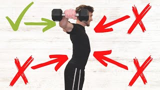 Physio Teaches Best Technique for Lateral Raises (Shoulder Exercise Technique)
