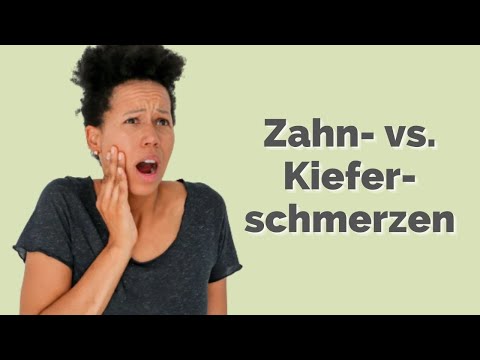 Wie du zwischen Zahn und Kieferschmerzen unterscheiden kannst