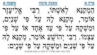 מסכת סוטה פרק א משנה א
