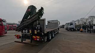 Renault C 430 -6X4 + HIAB 14T/m/3ext. flatbed truck | Image 4 - Autoline