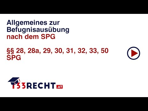 General information on the exercise of powers under the SPG | 133