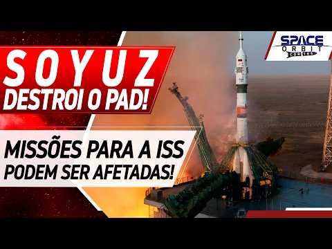 Soyuz rocket destroys pad during launch!