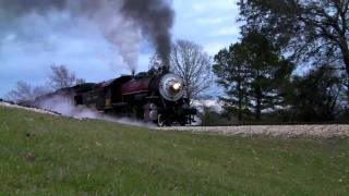 preview picture of video 'Texas state RR (TSR 300) in Palestine, Tx. ©'