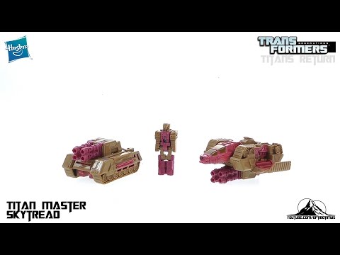 Transformers Titans Return Titan Master SKYTREAD Video Review