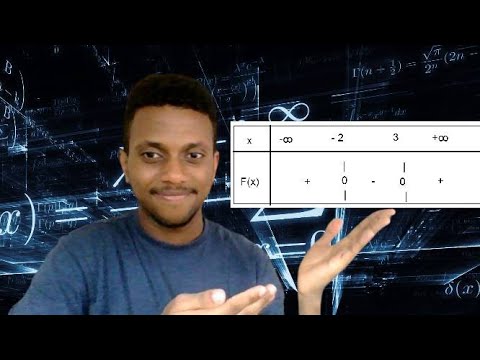 Comment dresser un tableaux de signes