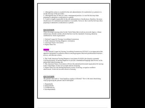 EXAM 1 NR226 NR 226 LATEST 2023 2024 UPDATE FUNDAMENTALS PATIENT CARE EXAM 100 CORRECT QUESTIONS AND