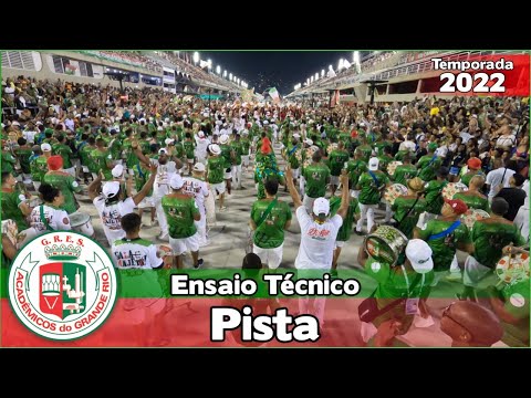 Grande Rio 2022 | Pista - Ensaio Técnico | Samba ao vivo - #ET22