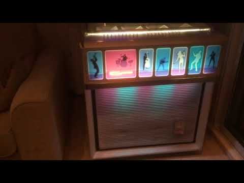 Blueberry Hill sung by Fats Domino and played on equipment dated from 1908 till 1988