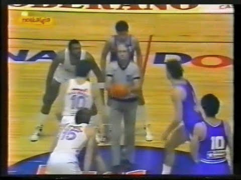 Copa de Europa 1984/1985 Cibona Zagreb - Real Madrid (1º Partido Petrovic contra el Real Madrid)