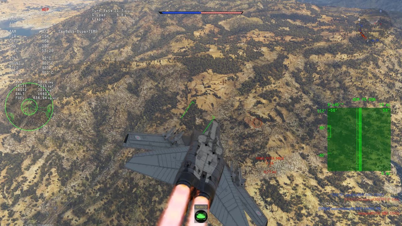 nice little dogfight with italian tornado
