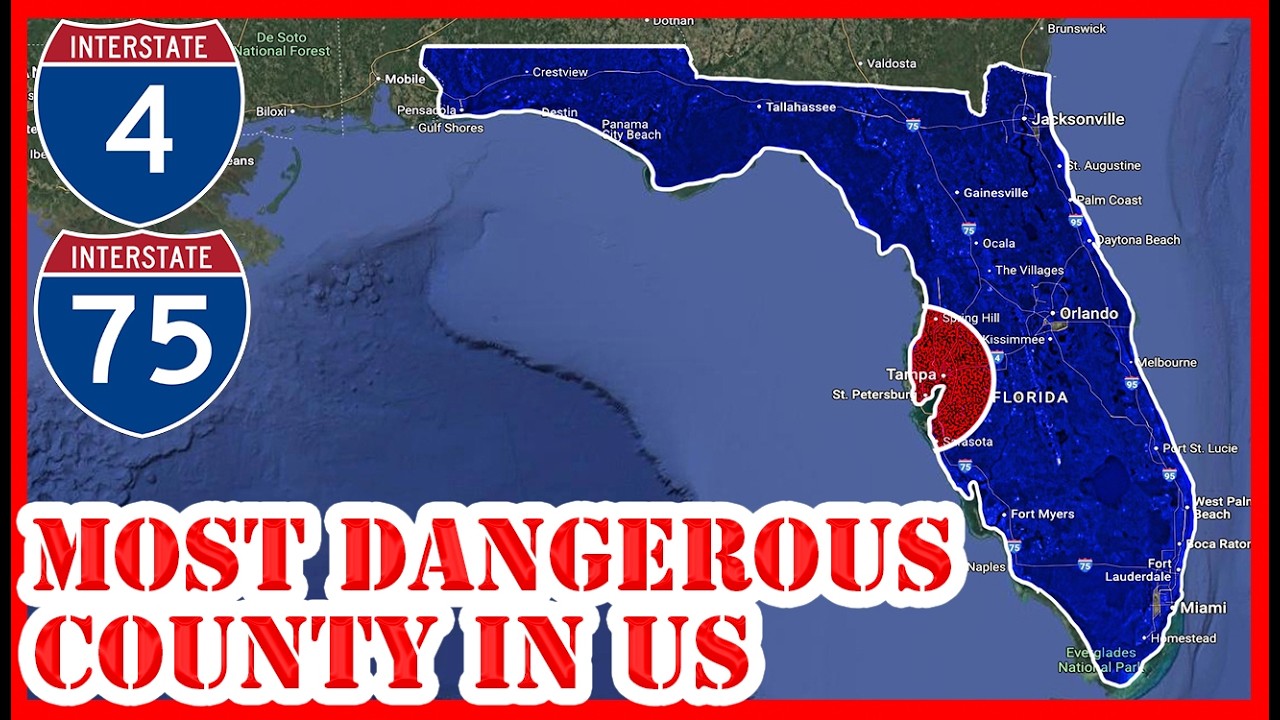 Why Tampa Florida is in the MOST DANGEROUS County in America for Traffic