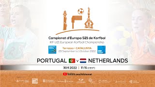 IKF U21 EKC 2022 Portugal - Netherlands