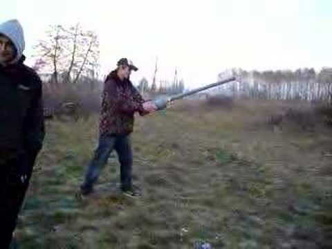 Potato gun explode in hands