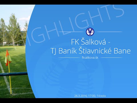 Zostrih zápasu FK Šalková - TJ Baník Štiavnické Bane, 26.3.2016