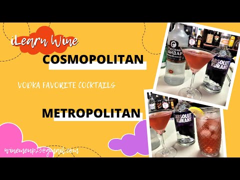 HOW TO MAKE COSMOPOLITAN, METROPOLITAN AND KURANT HEAD COCKTAILS #EP 54