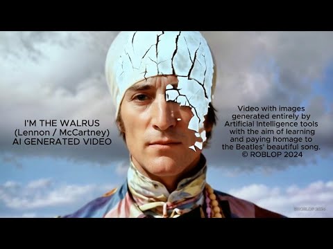 I Am the Walrus - AI GENERATED VIDEO by ROBLOP