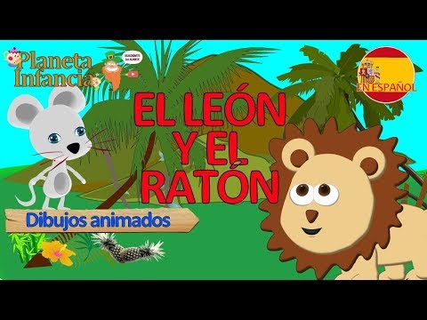 EL LEON Y EL RATON Cuentos Cortos Infantiles Fabula