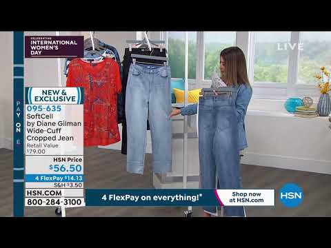 SoftCell by Diane Gilman WideCuff Cropped Jean  Basic