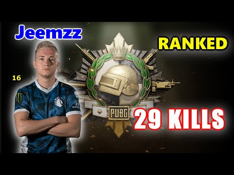 PUBG RANKED - Team Liquid Jeemzz, 7Teen, Zeroo & Blues7ar - 29 KILLS - M416 + Mini14 - PUBG