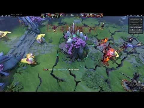 ComeBack Dota 2! Anti Mage, Invoker and Witch Doctor win decisive battle and win the game!