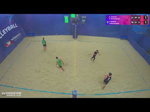 12:50 A. Zabuha / Y. Yevdokymov - I. Datsiuk / I. Romanenko 08.11.2022 | Winners Beach Volleyball