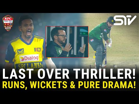 LAST OVER THRILLER! | Pakistan vs Sri Lanka | Match 06 | Tri Nation Series | PCB | M3W1U