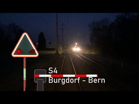 Cab ride Burgdorf to Berne - Führerstandsmitfahrt Burgdorf nach Bern