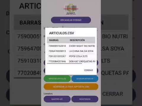 BarCode Cam to CSV video thumbnail