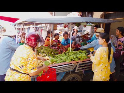 Cambodian Street Food -  Phnom Penh Village Food Show And Street Drive
