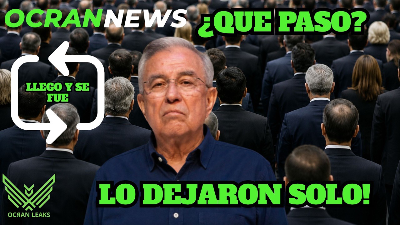 ¿Que paso? Rocha Moya regreso y salio corriendo!