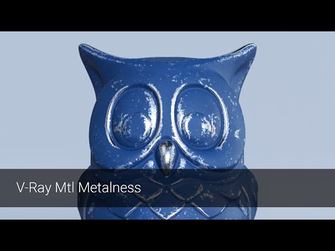V-Ray Next for Maya Courseware – 3.4 V-Ray Mtl Metalness