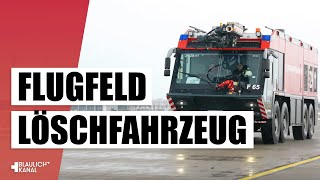 Flugfeldlöschfahrzeug Z8 am BER: Beladung und Steuerung für den Notfall