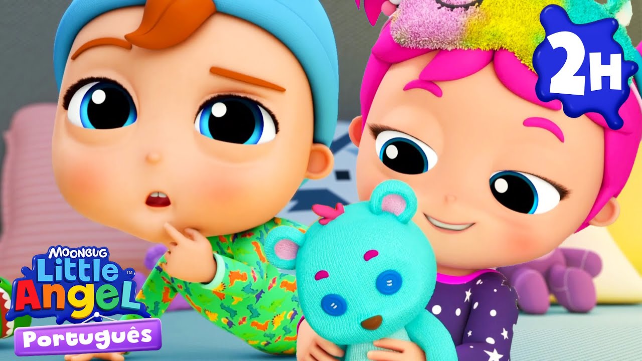 São 10 na Cama do Joãozinho! | 2 HORAS DE LITTLE ANGEL BRASIL! | Músicas Infantis em Português