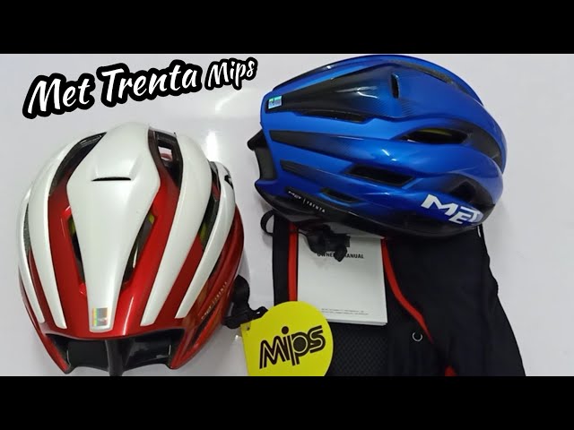 Видео о Шлем MET Trenta MIPS Black Blue Metallic (matt/glossy)