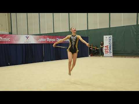 Jessie's Level 8 Clubs Routine at 2019 Rhythmic Junior Olympic Championships