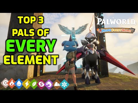 Palworld: Die 3 besten Freunde jedes Elements