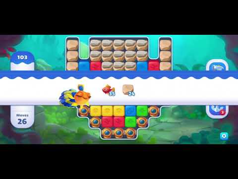 FISHDOM BLAST LEVEL 103 ~ No boosters