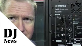 Video thumbnail for A look at the Yamaha DXR8 by John Young of the Disc Jockey News by discjockeynews