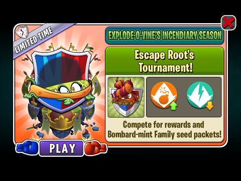 Plants Vs Zombies 2 Arena S19 Week 133 Boosterama Over 8.1 Mill No Premium Loadout Escape Root