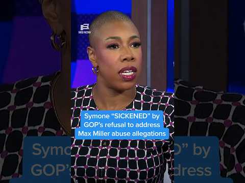 Symone 'SICKENED' by GOP's refusal to address Max Miller abuse allegations