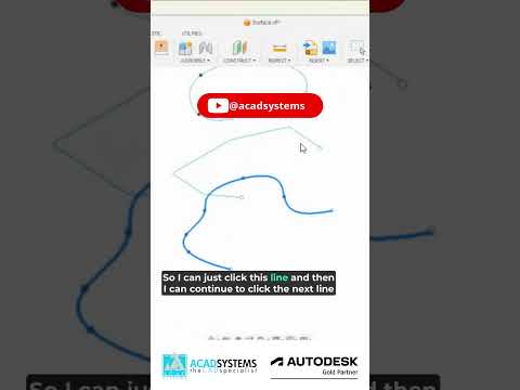 Autodesk Fusion 360 Surface Modelling: Extrude/Revolve with lines (Part 4)