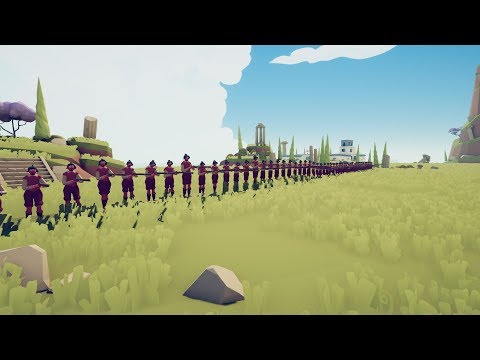 Line of 50 Muskets Vs 50 of Every Melee Unit (10 if Giants) - TABS