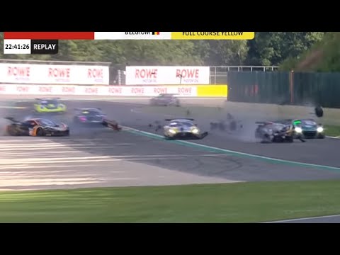 24H of Spa 2025 | Race | Huge Crash