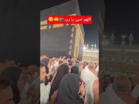 اللهم امين يا رب العالمين يا حي يا قيوم برحمتك استغيث 🤲😢#دعاء #دعاء_مستجاب #dua #duet #shorts #kaaba