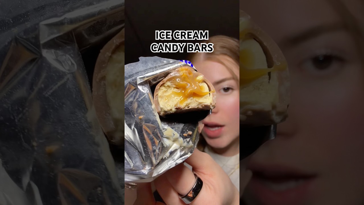 Trying NEW ice cream candy bars (Butterfinger, 100 Grand, and Baby Ruth) #tastetest #icecream #candy