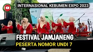 Download lagu FESTIVAL JAMJANENG : PESERTA NOMOR UNDI 7 || KEBUMEN INTERNASIONAL EXPO 2023 mp3