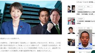 自民党総裁選いよいよ投開票！　高市・小泉の決選投票？→小泉総裁を予想