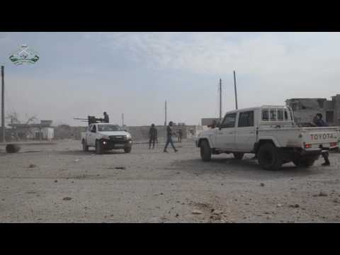 اشتباكات بين عناصر لواء السلطان محمد الفاتح وتنظيم الدولة الإسلامية في الباب